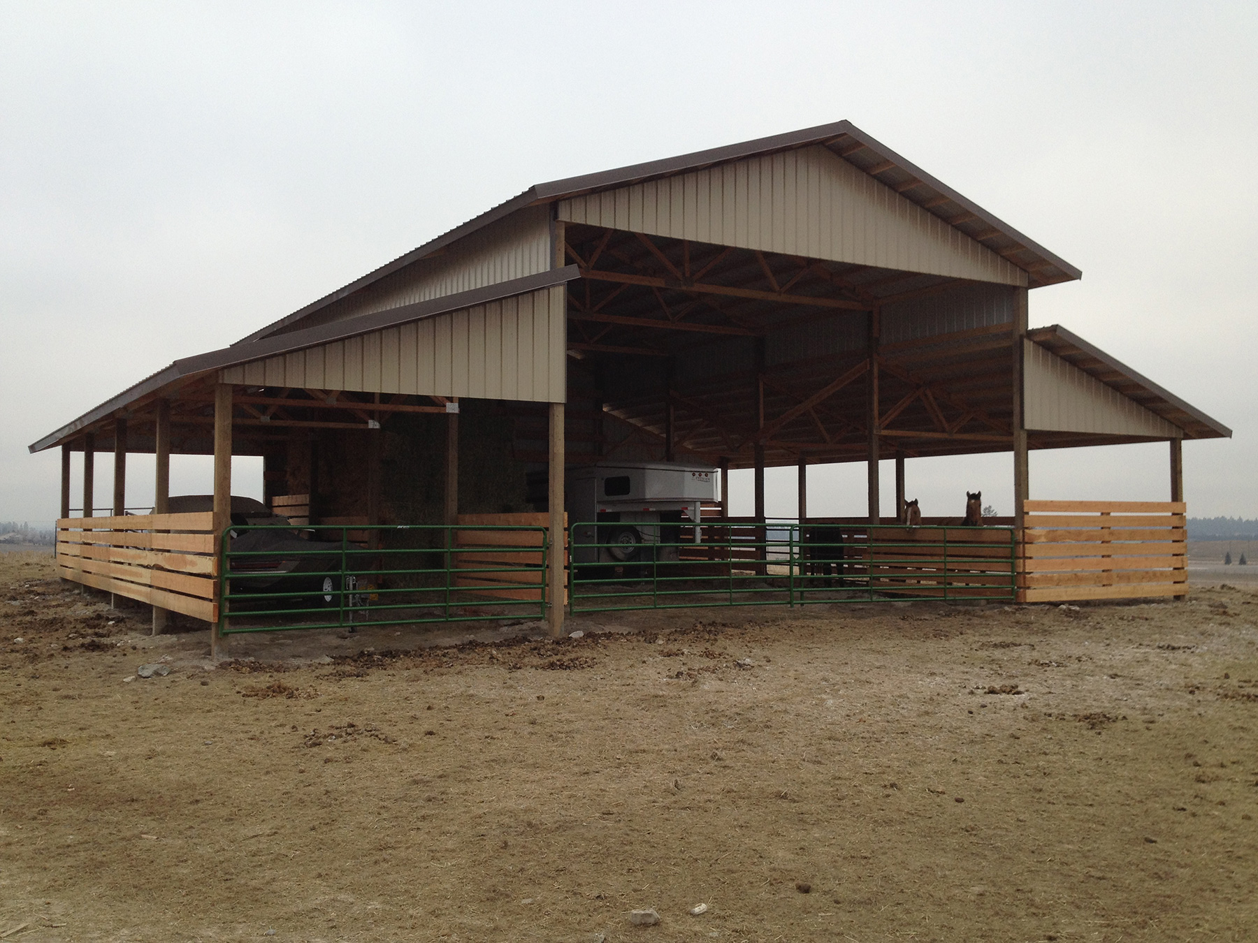 Kalispell, MT Open Air Barn – Premier Builders, LLC | General ...