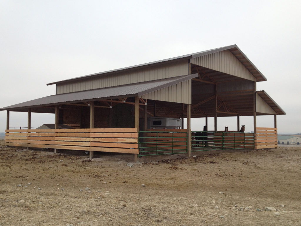 Kalispell, MT Open Air Barn – Premier Builders, LLC | General ...